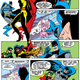 Scarecrow’s fear gas makes Batman freak out.